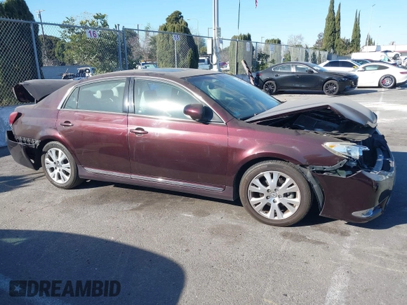 2011 Toyota Avalon with VIN 4T1BK3DB2BU420950, listed as a IAAI auction lot 41331545 with 86,908 mi miles and . Bid and sale history available at DreamBid. Image 13.