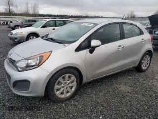 2014 Kia Rio EX with VIN KNADN5A35E6417270, listed as a Copart auction lot 80914984 with 53,932 mi miles and Salvage Title. Bid and sale history available at carsss.com. Image 1.