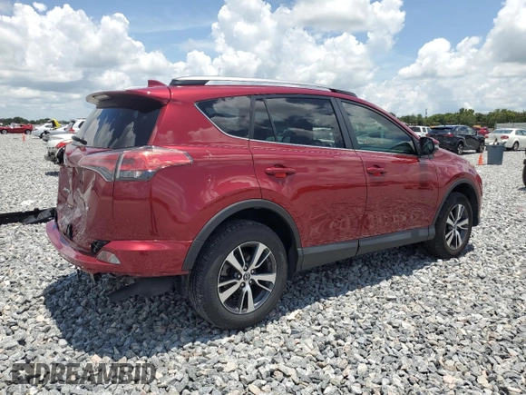 2018 Toyota RAV4 XLE with VIN 2T3WFREV7JW477541, listed as a Copart auction lot 64756575 with 59,779 mi miles and Salvage title. Bid and sale history available at DreamBid. Image 3.
