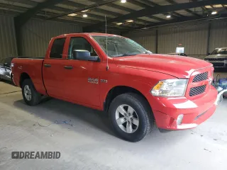 2018 Ram 1500 Express with VIN 1C6RR7FT0JS140554, listed as a Copart auction lot 59713805 with 17,945 mi miles and Salvage title. Bid and sale history available at DreamBid. Image 4.