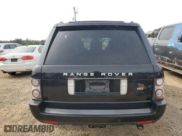 2010 Land Rover Range Rover HSE Lux with VIN SALMF1D48AA323932, listed as a Copart auction lot 42442925 with 184,894 mi miles and Salvage title. Bid and sale history available at DreamBid. Image 6.