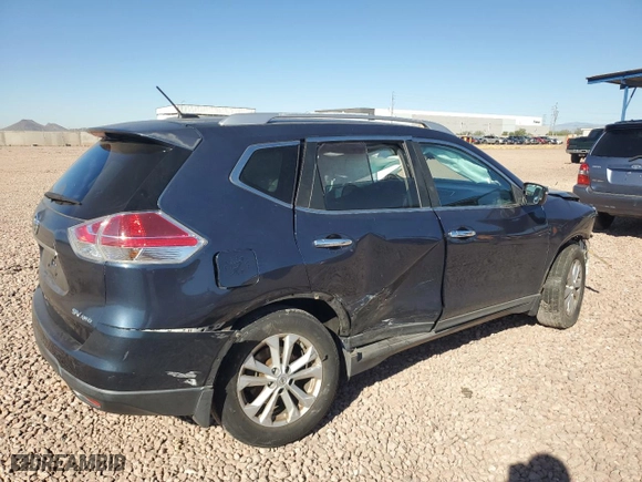 2015 Nissan Rogue S with VIN KNMAT2MV3FP573844, listed as a Copart auction lot 80800384 with 128,078 mi miles and Salvage Title. Bid and sale history available at carsss.com. Image 3.