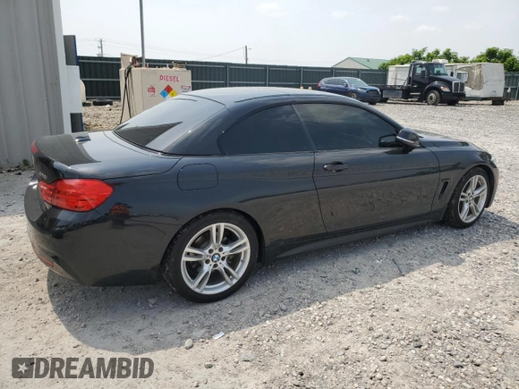 2016 BMW 4 Series 428i with VIN WBA3V7C51G5A26683, listed as a Copart auction lot 60555995 with 83,395 mi miles and Salvage title. Bid and sale history available at DreamBid. Image 3.