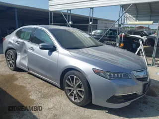 2015 Acura TLX Technology z VIN 19UUB2F50FA005004, wystawiony jako IAAI lot #42190767 z przebiegiem 48 195 mil mil oraz . Historia ofert i sprzedaży dostępna na DreamBid. Obrazek 1.