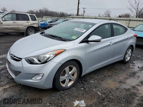 2013 Hyundai Elantra GLS с VIN 5NPDH4AE6DH444973, выставлен на аукционе Copart как лот 50180095 с пробегом 92 738 миль миль и Чистый • Clean title. История ставок и продаж доступна на DreamBid. Изображение 1.