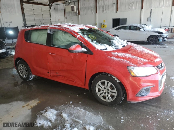 2020 Chevrolet Sonic LT with VIN 1G1JG6SB7L4133992, listed as a Copart auction lot 87441664 with 47,373 mi miles and Salvage Title. Bid and sale history available at carsss.com. Image 4.