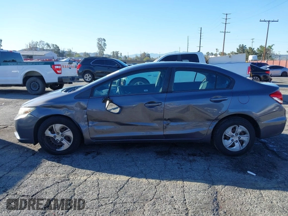 2015 Honda Civic Sedan LX with VIN 19XFB2E51FE061538, listed as a IAAI auction lot 41761473 with 113,404 mi miles. Bid and sale history available at carsss.com. Image 15.