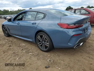 2022 BMW 8 Series 840i with VIN WBAGV4C07NCJ71205, listed as a Copart auction lot 62498374 with 9,531 mi miles and Salvage Title. Bid and sale history available at carsss.com. Image 2.