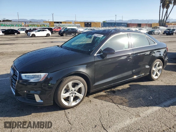 2019 Audi A3 Sedan Premium with VIN WAUAUGFF0K1012267, listed as a Copart auction lot 46134904 with 28,833 mi miles. Bid and sale history available at carsss.com. Image 1.