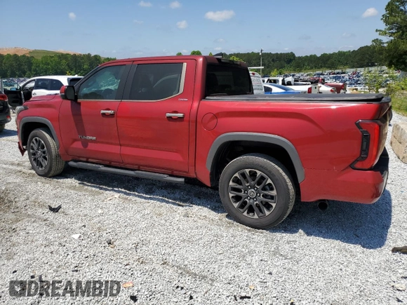 2024 Toyota Tundra Limited Hybrid with VIN 5TFJC5AB5RX003845, listed as a Copart auction lot 55306105 with 8,905 mi miles and Salvage title. Bid and sale history available at DreamBid. Image 2.