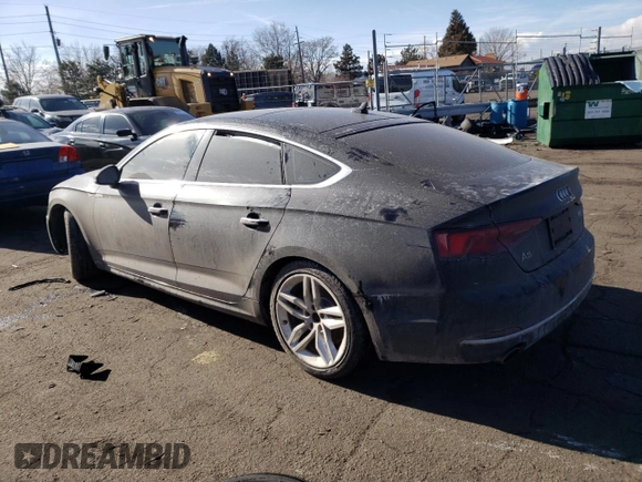 2019 Audi A5 Sportback Premium with VIN WAUANCF58KA051394, listed as a Copart auction lot 39569774 with Not Provided miles. Bid and sale history available at carsss.com. Image 2.
