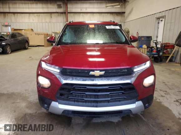 2021 Chevrolet TrailBlazer LT with VIN KL79MPS28MB118825, listed as a Copart auction lot 50821085 with 52,320 mi miles and Salvage Title. Bid and sale history available at DreamBid. Image 5.