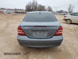 2006 Mercedes-Benz C 280 Luxury with VIN WDBRF54H96A839892, listed as a Copart auction lot 47498505 with 130,104 mi miles and Salvage Title. Bid and sale history available at DreamBid. Image 6.