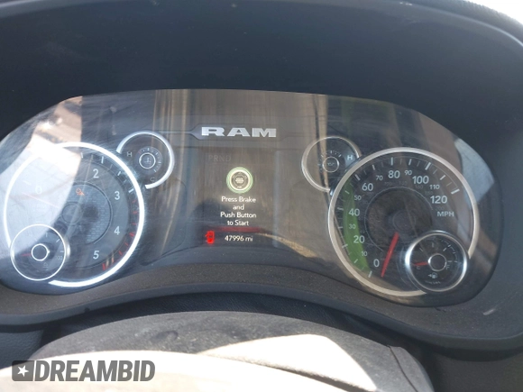 2019 Ram 2500 Big Horn with VIN 3C6UR5JL7KG626549, listed as a IAAI auction lot 42034609 with 47,996 mi miles. Bid and sale history available at carsss.com. Image 7.