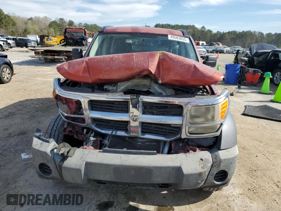 2008 Dodge Nitro SXT with VIN 1D8GU28K48W252817, listed as a Copart auction lot 49583855 with 218,194 mi miles and Salvage Title. Bid and sale history available at carsss.com. Image 5.
