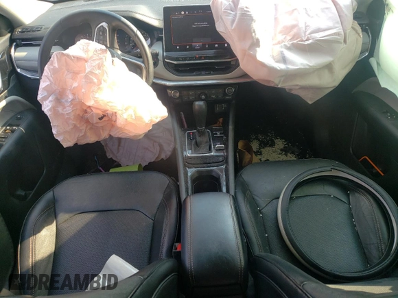 2022 Jeep Compass Limited with VIN 3C4NJDCBXNT189290, listed as a Copart auction lot 55035235 with 22,126 mi miles and Salvage title. Bid and sale history available at DreamBid. Image 8.