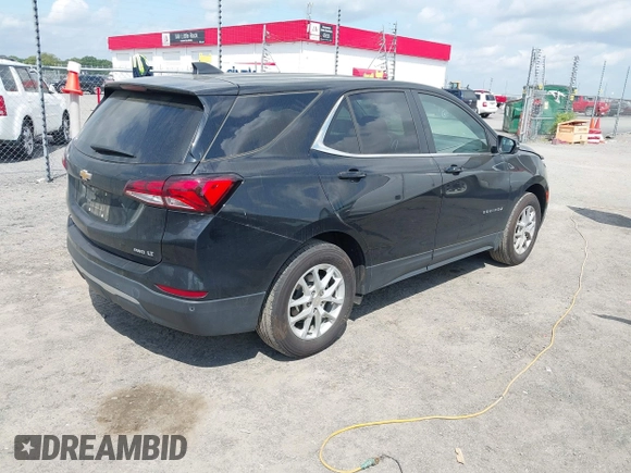 2023 Chevrolet Equinox LT with VIN 3GNAXUEG5PL244891, listed as a IAAI auction lot 42008892 with 112,745 mi miles and . Bid and sale history available at DreamBid. Image 4.
