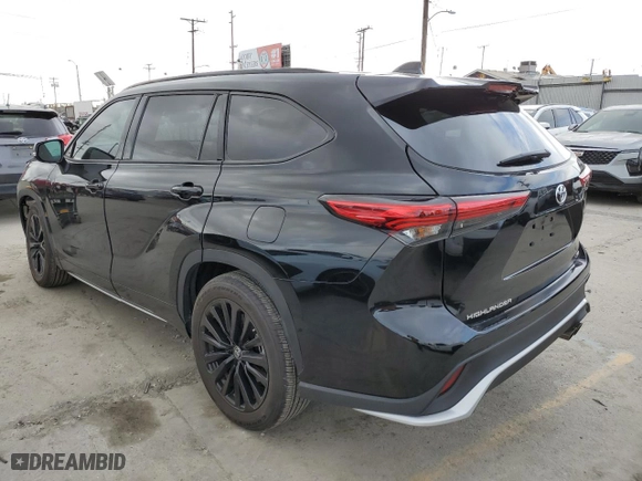 2023 Toyota Highlander L with VIN 5TDKDRAH5PS520675, listed as a Copart auction lot 47816885 with 15,397 mi miles and Salvage Title. Bid and sale history available at carsss.com. Image 2.