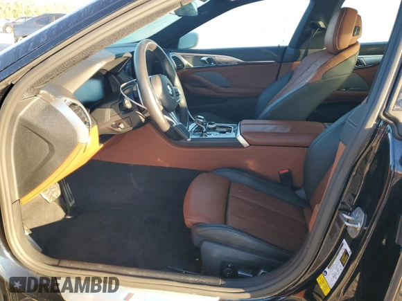 2024 BMW 8 Series 840i with VIN WBAGV2C03RCN18605, listed as a Copart auction lot 81984784 with 0 mi miles and Salvage Title. Bid and sale history available at carsss.com. Image 7.