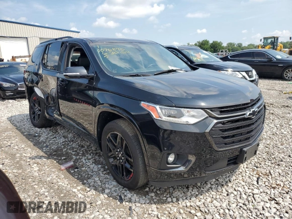 2018 Chevrolet Traverse Premier with VIN 1GNERKKW0JJ177109, listed as a Copart auction lot 61744104 with 135,533 mi miles and Salvage Title. Bid and sale history available at carsss.com. Image 4.