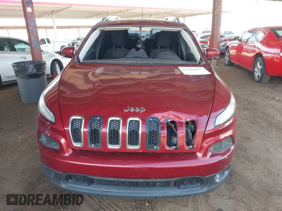 2017 Jeep Cherokee Latitude with VIN 1C4PJMCB4HW570754, listed as a IAAI auction lot 42159375 with 154,887 mi miles. Bid and sale history available at carsss.com. Image 12.