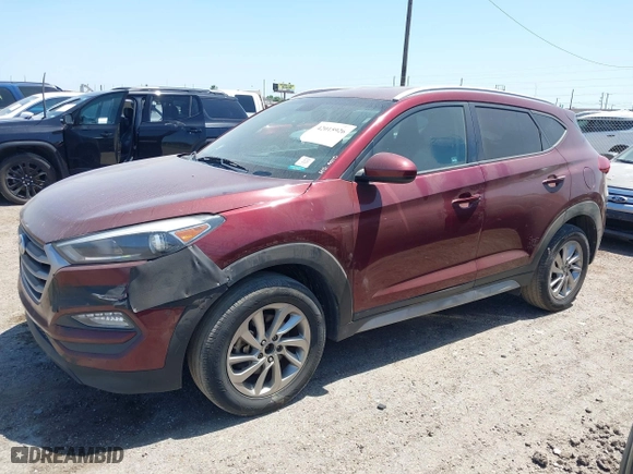 2017 Hyundai Tucson SE Plus with VIN KM8J33A42HU488186, listed as a IAAI auction lot 42015926 with 159,537 mi miles. Bid and sale history available at carsss.com. Image 14.