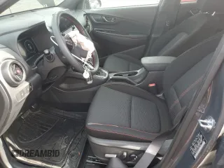 2023 Hyundai Kona N Line with VIN KM8K3CA31PU021562, listed as a Copart auction lot 47849535 with 12,428 mi miles and Salvage Title. Bid and sale history available at carsss.com. Image 7.