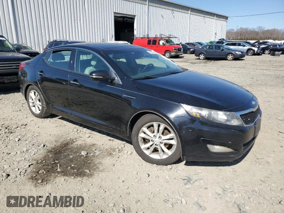 2013 Kia Optima EX with VIN 5XXGN4A7XDG247548, listed as a Copart auction lot 48567965 with Not Provided miles and Salvage Title. Bid and sale history available at carsss.com. Image 4.