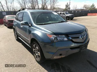 2007 Acura MDX with VIN 2HNYD28207H531210, listed as a IAAI auction lot 41785747 with 165,645 mi miles. Bid and sale history available at carsss.com. Image 1.
