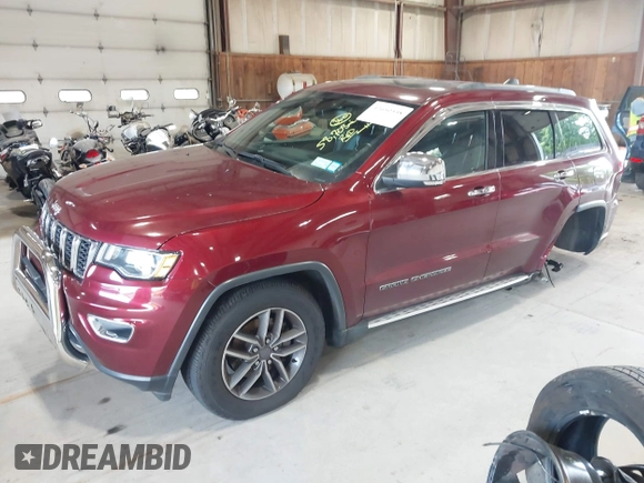 2019 Jeep Grand Cherokee Limited with VIN 1C4RJFBG2KC778478, listed as a IAAI auction lot 42650338 with 58,703 mi miles and . Bid and sale history available at DreamBid. Image 2.