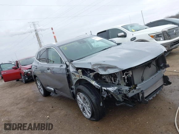 2022 Buick Envision Preferred with VIN LRBAZLR4XND125572, listed as a IAAI auction lot 41843528 with 14,228 mi miles. Bid and sale history available at carsss.com. Image 1.