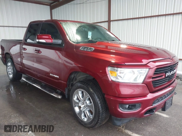 2021 Ram 1500 Big Horn z VIN 1C6SRFBTXMN537368, wystawiony jako IAAI lot #42183805 z przebiegiem 66 844 mil mil oraz . Historia ofert i sprzedaży dostępna na DreamBid. Obrazek 1.