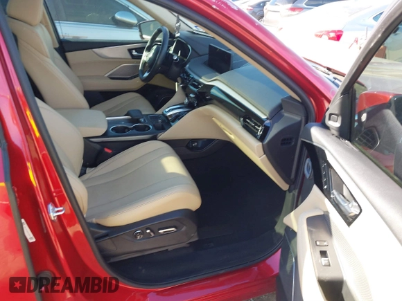 2023 Acura MDX w/Technology Package with VIN 5J8YE1H43PL041461, listed as a IAAI auction lot 41347974 with 9,281 mi miles. Bid and sale history available at carsss.com. Image 5.