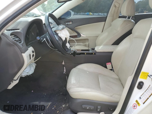 2012 Lexus IS 250 with VIN JTHCF5C29C5056935, listed as a Copart auction lot 55427425 with Not Provided miles and Clean Title. Bid and sale history available at DreamBid. Image 7.