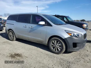 2017 Kia Sedona L with VIN KNDMA5C11H6273442, listed as a Copart auction lot 88358015 with 129,700 mi miles and Salvage Title. Bid and sale history available at DreamBid. Image 4.