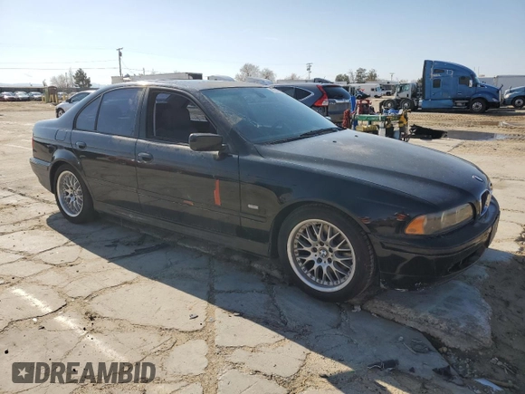 2003 BMW 5 Series 530iA with VIN WBADT63433CK37415, listed as a Copart auction lot 42794815 with 0 mi miles and Salvage Title. Bid and sale history available at carsss.com. Image 4.