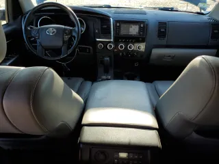 2018 Toyota Sequoia SR5 with VIN 5TDBY5G14JS162726, listed as a Copart auction lot 88815355 with 99,288 mi miles and Salvage Title. Bid and sale history available at carsss.com. Image 8.