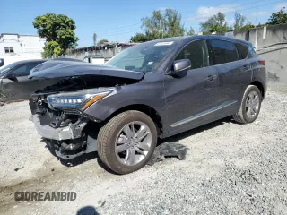 2020 Acura RDX w/Advance Pkg with VIN 5J8TC1H78LL020965, listed as a Copart auction lot 87675995 with 41,661 mi miles and Salvage Title. Bid and sale history available at carsss.com. Image 1.