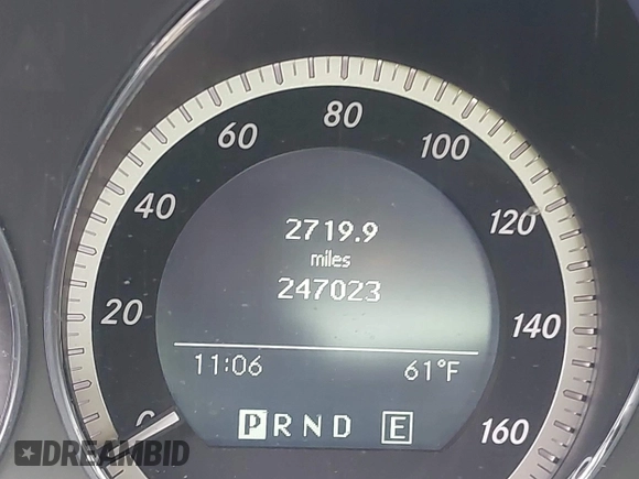 2011 Mercedes-Benz C-Class C 300 Sport with VIN WDDGF5EB3BA503805, listed as a IAAI auction lot 41969092 with 247,023 mi miles. Bid and sale history available at carsss.com. Image 7.