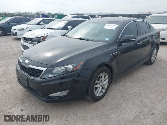 2013 Kia Optima LX with VIN 5XXGM4A70DG249828, listed as a IAAI auction lot 42074167 with 143,986 mi miles. Bid and sale history available at carsss.com. Image 6.