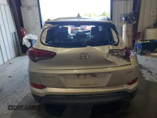 2018 Hyundai Tucson SEL with VIN KM8J3CA49JU693400, listed as a Copart auction lot 52046405 with Not provided miles and Salvage title. Bid and sale history available at DreamBid. Image 6.
