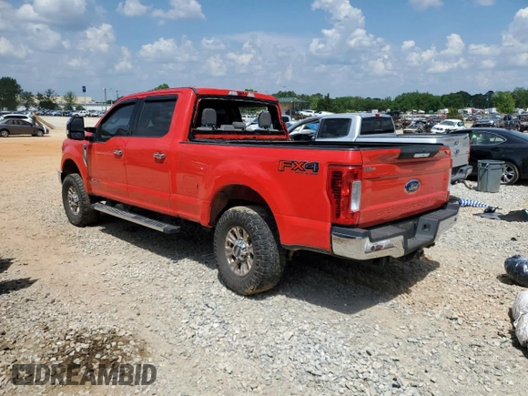 2017 Ford F-250 Lariat with VIN 1FT7W2BT9HED98646, listed as a Copart auction lot 55220645 with 100,693 mi miles and Salvage title. Bid and sale history available at DreamBid. Image 2.