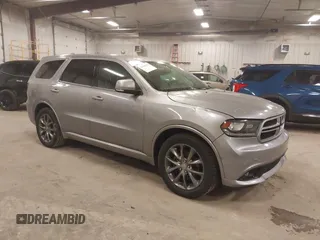 2017 Dodge Durango GT with VIN 1C4RDHDG8HC724613, listed as a IAAI auction lot 41988223 with 102,347 mi miles and . Bid and sale history available at carsss.com. Image 1.