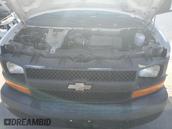 2012 Chevrolet Express Cargo with VIN 1GCSGAFX0C1101889, listed as a Copart auction lot 43868765 with 220,614 mi miles and Salvage title. Bid and sale history available at DreamBid. Image 12.