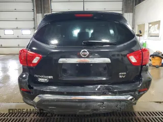 2017 Nissan Pathfinder SV with VIN 5N1DR2MM7HC662261, listed as a Copart auction lot 61438525 with 159,864 mi miles and Salvage title. Bid and sale history available at DreamBid. Image 6.