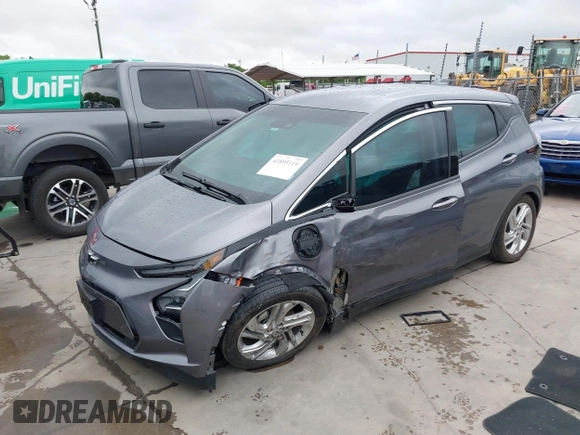 2023 Chevrolet Bolt EV 1LT with VIN 1G1FW6S03P4138975, listed as a IAAI auction lot 41895119 with 19,359 mi miles and . Bid and sale history available at DreamBid. Image 2.