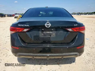 2021 Nissan Sentra SV with VIN 3N1AB8CV0MY329493, listed as a Copart auction lot 58406755 with 75,493 mi miles and Salvage title. Bid and sale history available at DreamBid. Image 6.