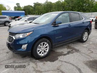 2021 Chevrolet Equinox LT with VIN 3GNAXKEV9ML343373, listed as a Copart auction lot 56510835 with 66,611 mi miles and Salvage title. Bid and sale history available at DreamBid. Image 1.