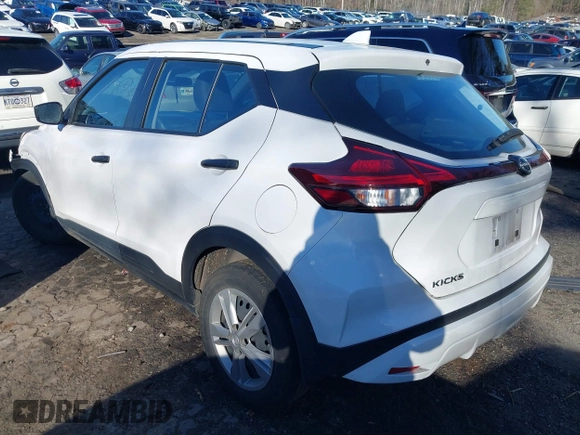 2023 Nissan Kicks S with VIN 3N1CP5BV2PL505021, listed as a IAAI auction lot 41265001 with 58,244 mi miles and . Bid and sale history available at carsss.com. Image 3.