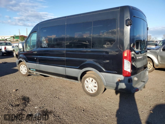 2017 Ford Transit Passenger XL with VIN 1FBZX2CM8HKB38970, listed as a Copart auction lot 55408154 with 56,597 mi miles and Salvage Title. Bid and sale history available at carsss.com. Image 2.
